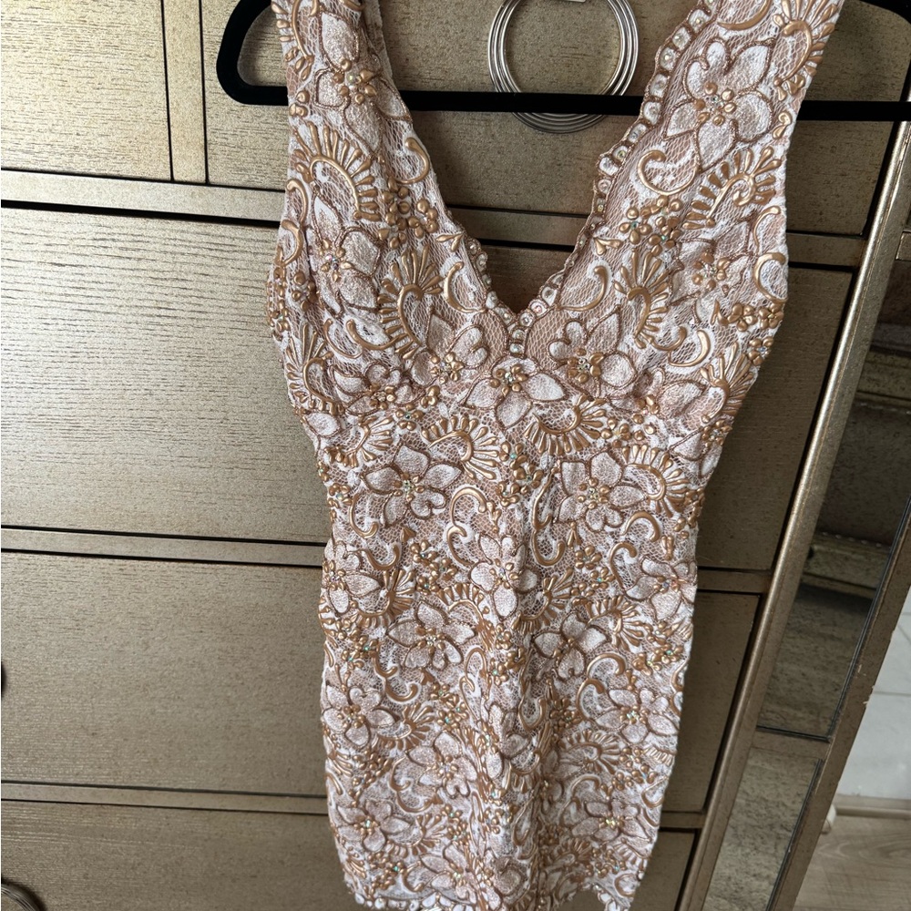Elegant Floral Lace Dress